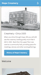 Mobile Screenshot of hopecreamery.com